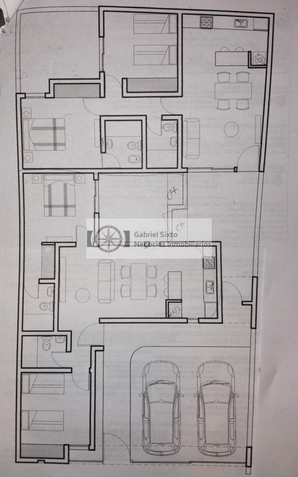 VENTA LOTE EN GUAYMALLEN CON PROYECTO DE CONTRUCCION 2 CASAS DE 65 M2 C/2 