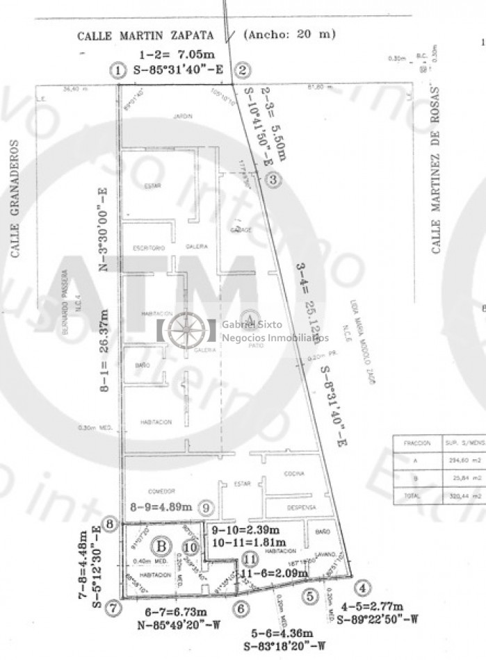 VENTA PROPIEDAD 5TA SECC. MARTIN ZAPATA A MTS DE M DE ROSAS CIUDAD 